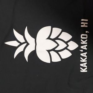 Aloha Beer Company Brewery T-shirt from Hawaii. Large, Black.